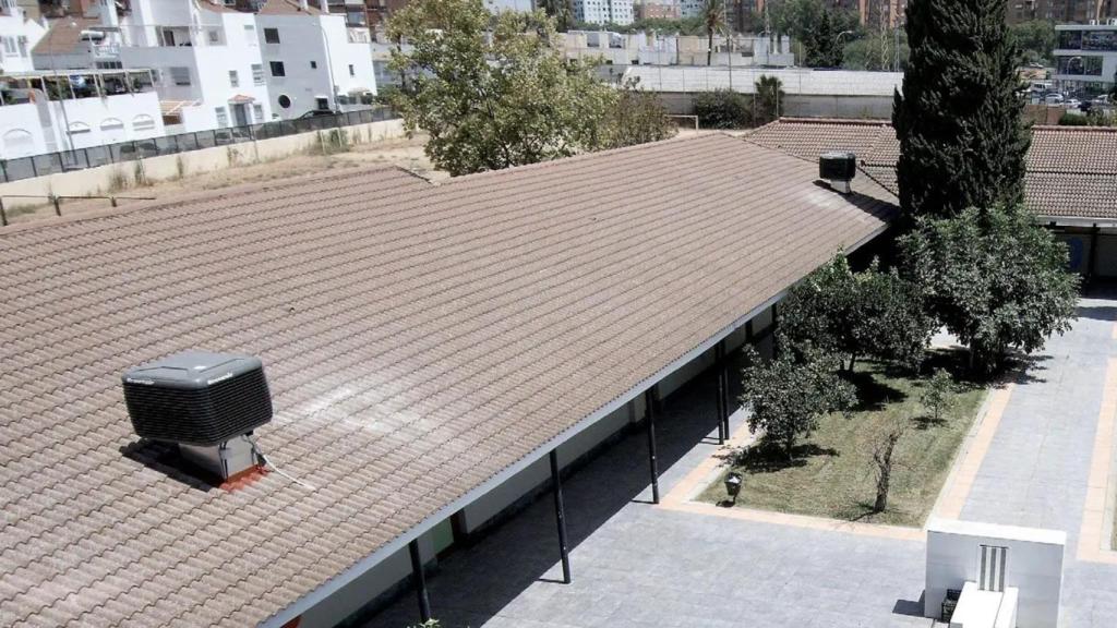 Unidades de Breezair instaladas en el tejado del Colegio San Agustín (Sevilla)