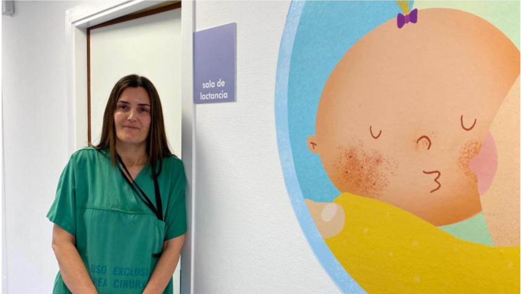 Alba Sánchez, asesora de lactancia del área sanitaria de A Coruña y Cee