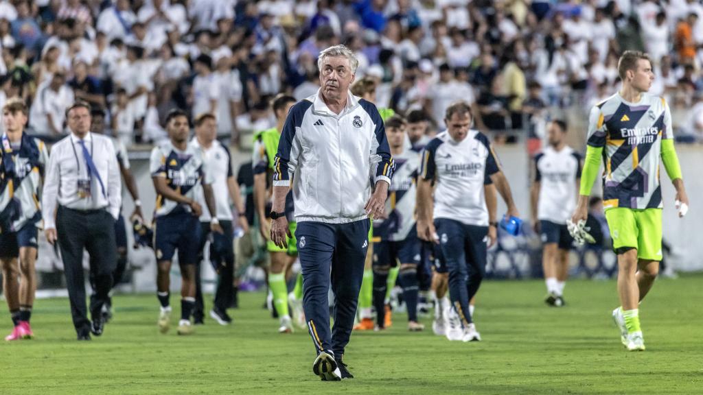 Carlo Ancelotti, tras el amistoso de pretemporada contra la Juventus