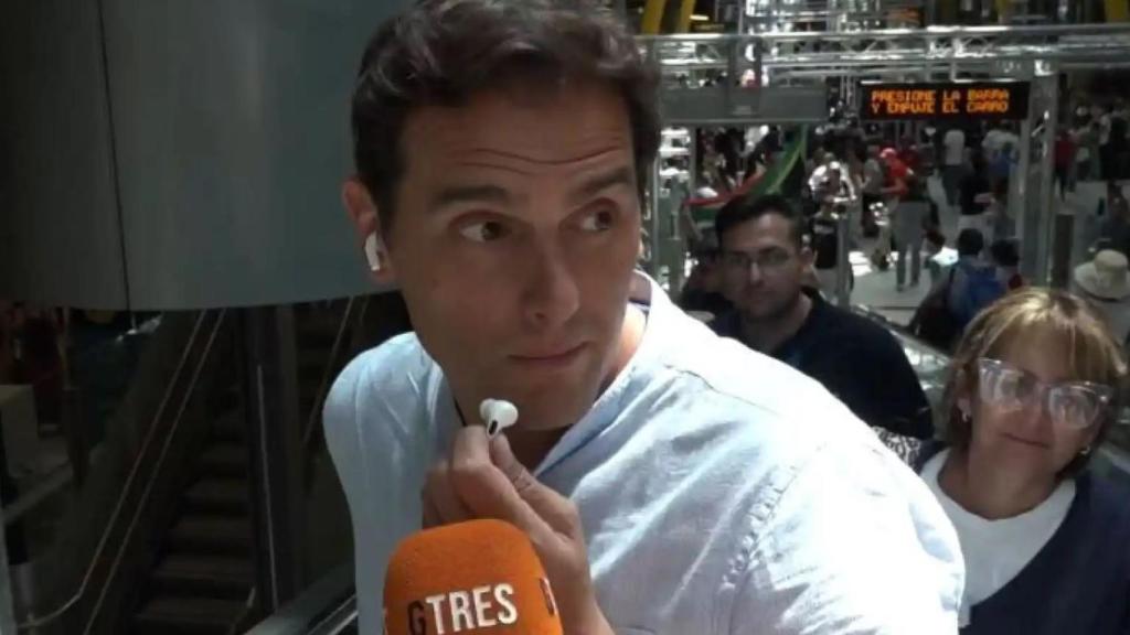 Albert Rivera, en una fotografía reciente tomada en el Aeropuerto Adolfo Suárez Madrid-Barajas.