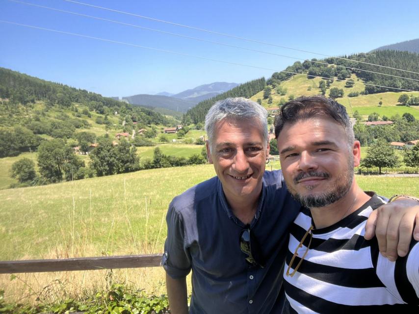 Oskar Matute (Bildu) y Gabriel Rufián (ERC).