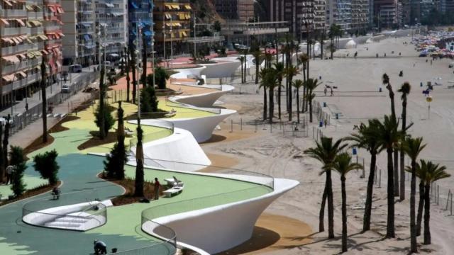 Paseo de Poniente de Benidorm, en imagen de archivo.