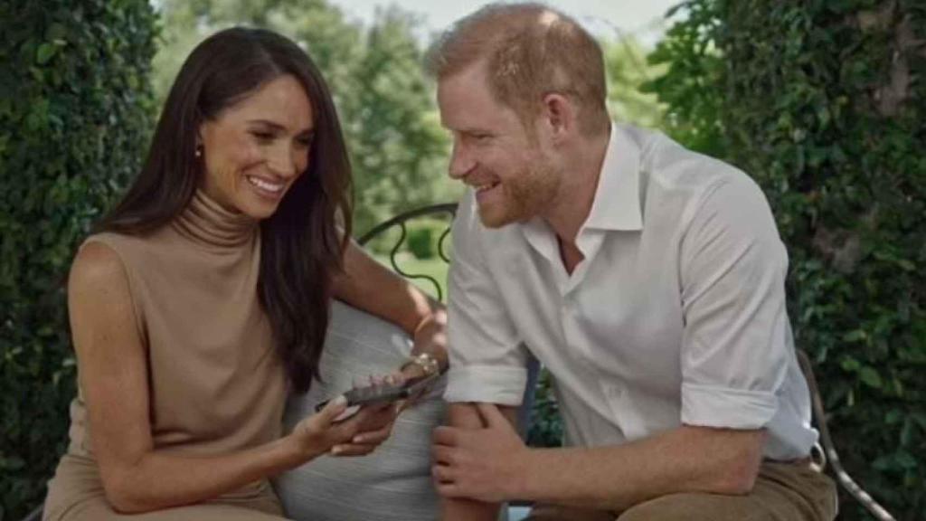 Meghan Markle en su reaparición con el príncipe Harry, callando los rumores de divorcio.