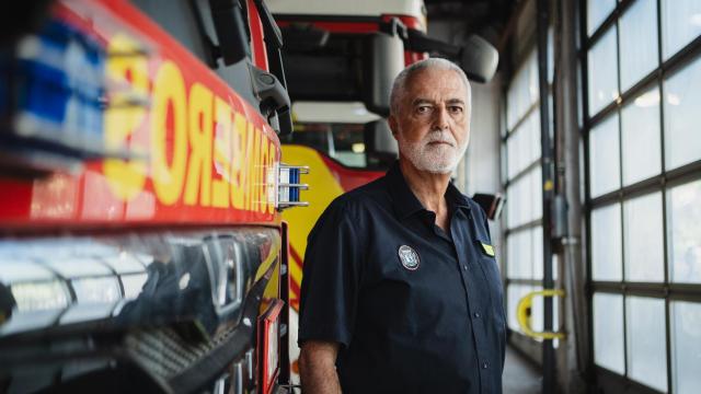 Rafael Ferrándiz, jefe de los bomberos de Madrid.