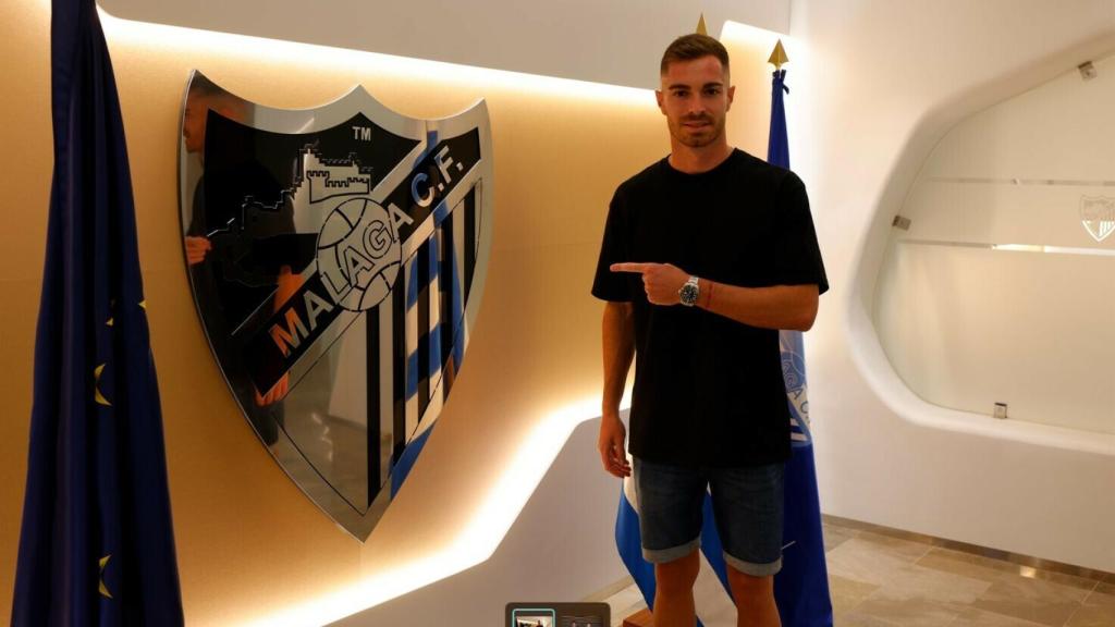 Juan Hernández, un extremo para el Málaga CF.