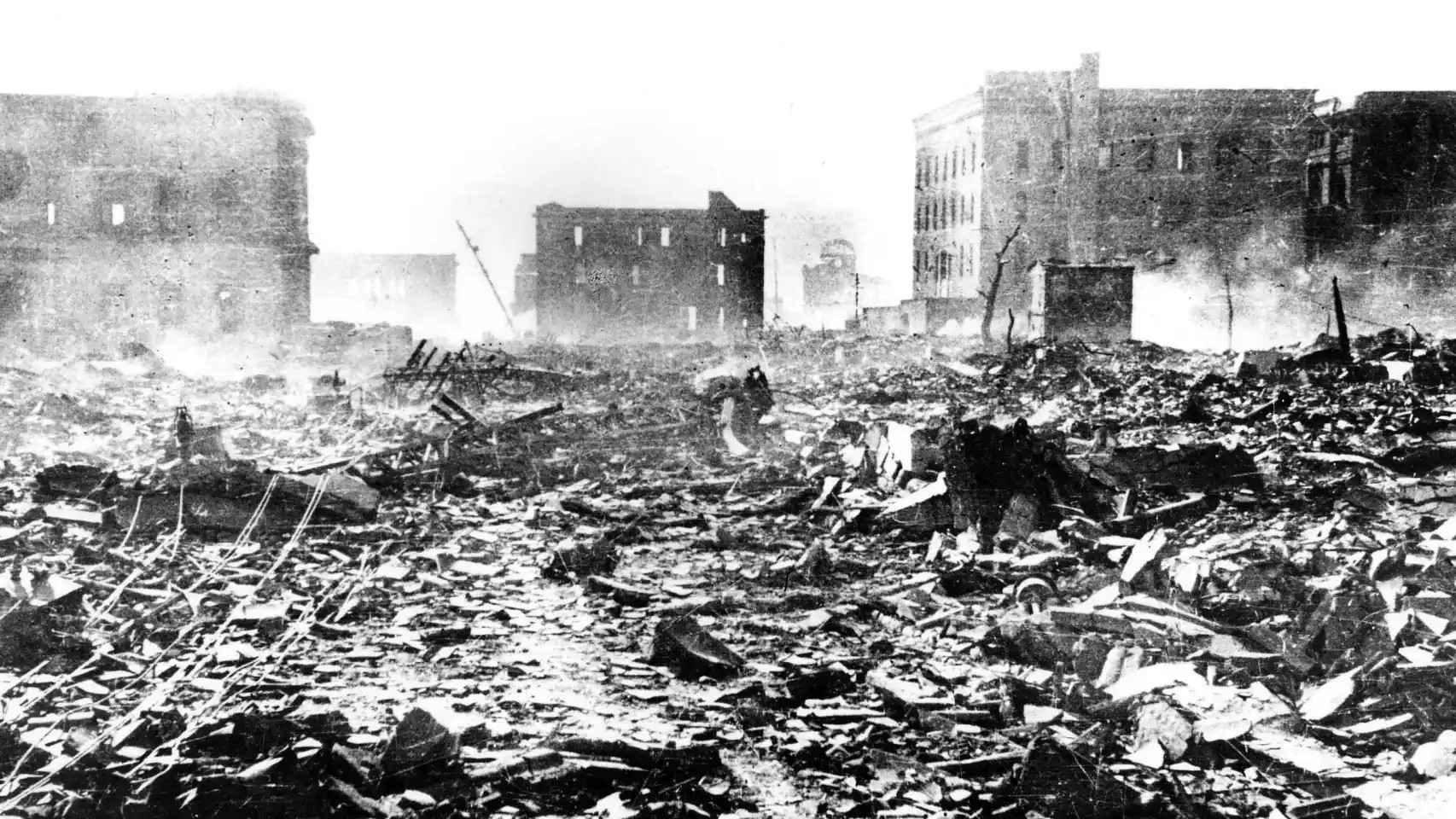 La ciudad de Hiroshima arrasada por la bomba atómica. Foto: Reuters