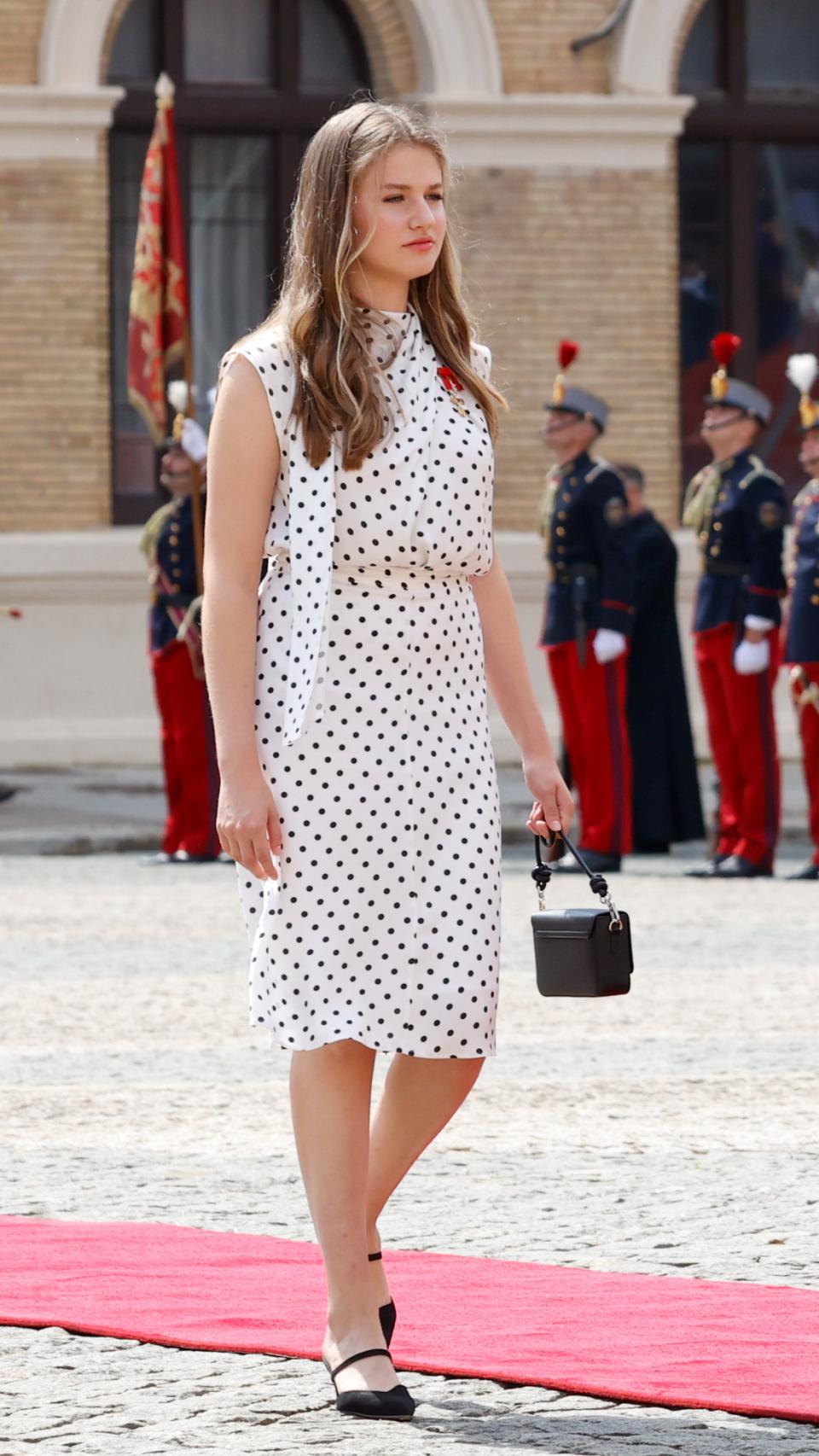 La princesa Leonor en la Academia Militar de Zaragoza el pasado 7 de julio.