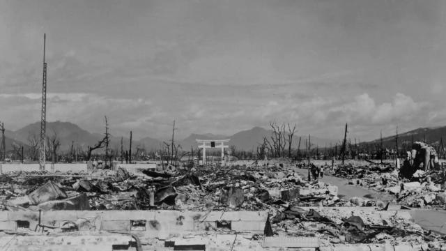 Ciudad de Nagasaki después de la bomba atómica. Foto: Reuters