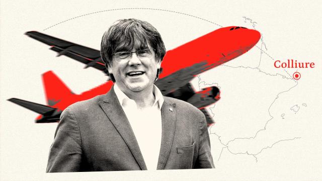 Carles Puigdemont y su agosto en Colliure, localidad costera al sur de Francia.