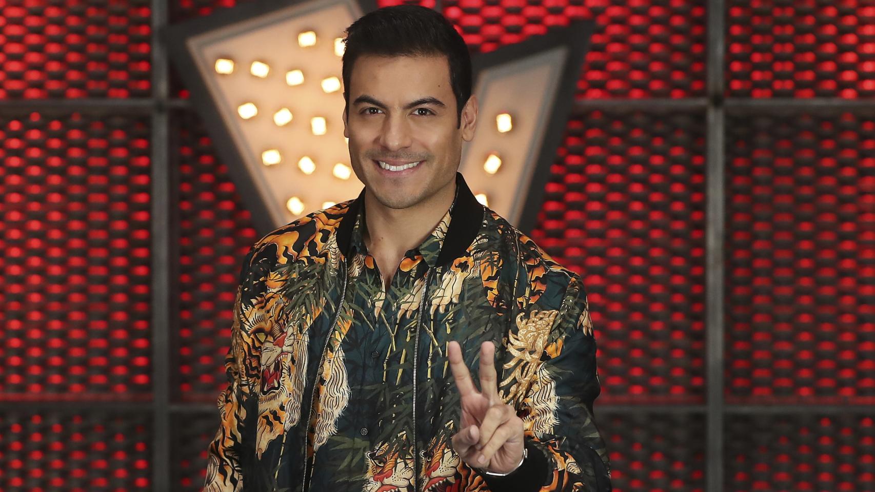 Carlos Rivera en una fotografía tomada en Madrid, en 2020, durante su participación en 'La Voz'.