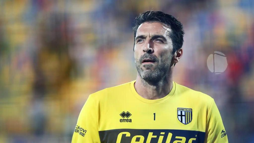 Gianluigi Buffon, en un partido del Parma.