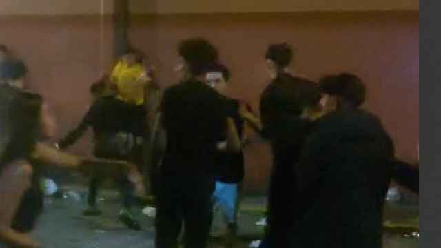 Captura del vídeo de la pelea en Íscar