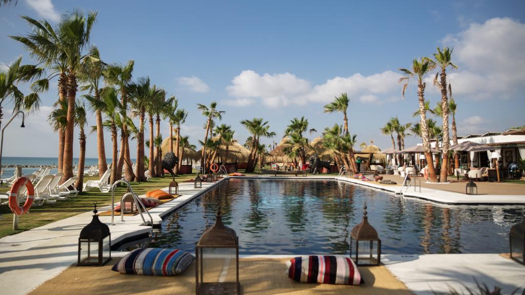 Exteriores del restaurante Trocadero en Sotogrande.