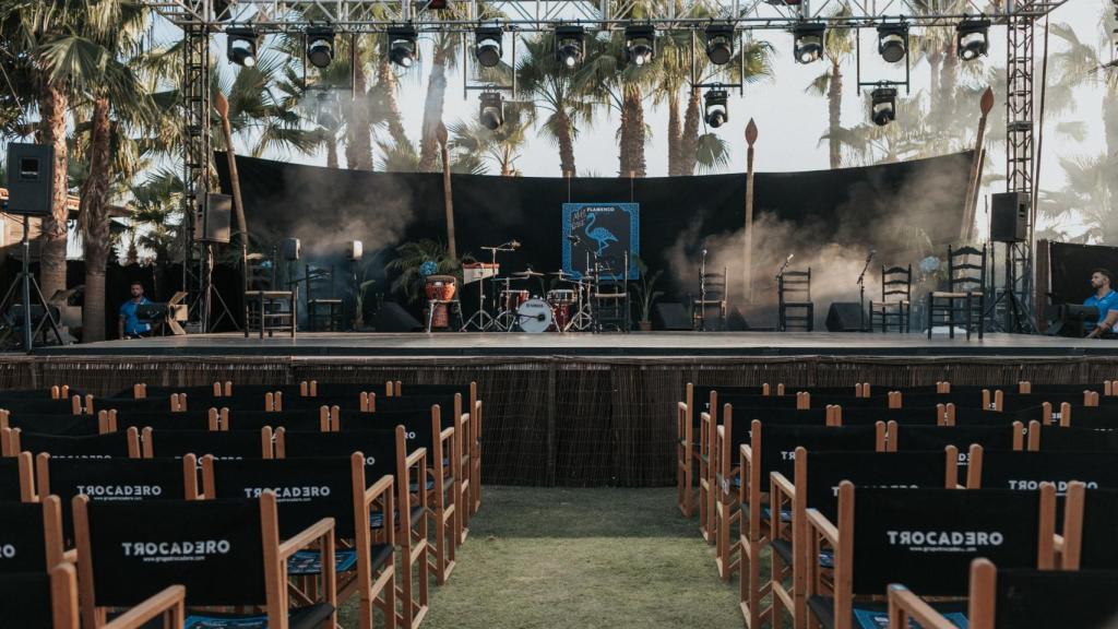 El festival en los instantes previos a recibir a un público expectante en Sotogrande.