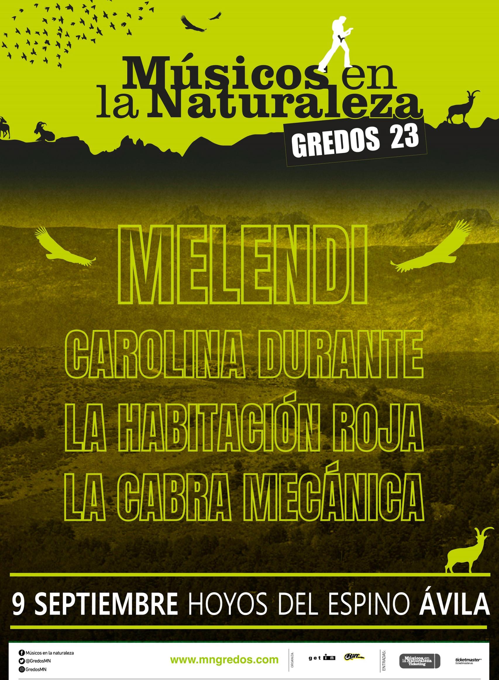 Cartel de la próxima edición del festival Músicos en la Naturaleza
