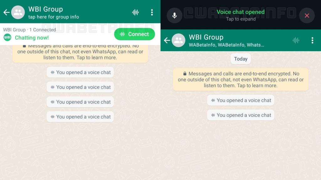 Los nuevos chats de voz de WhatsApp
