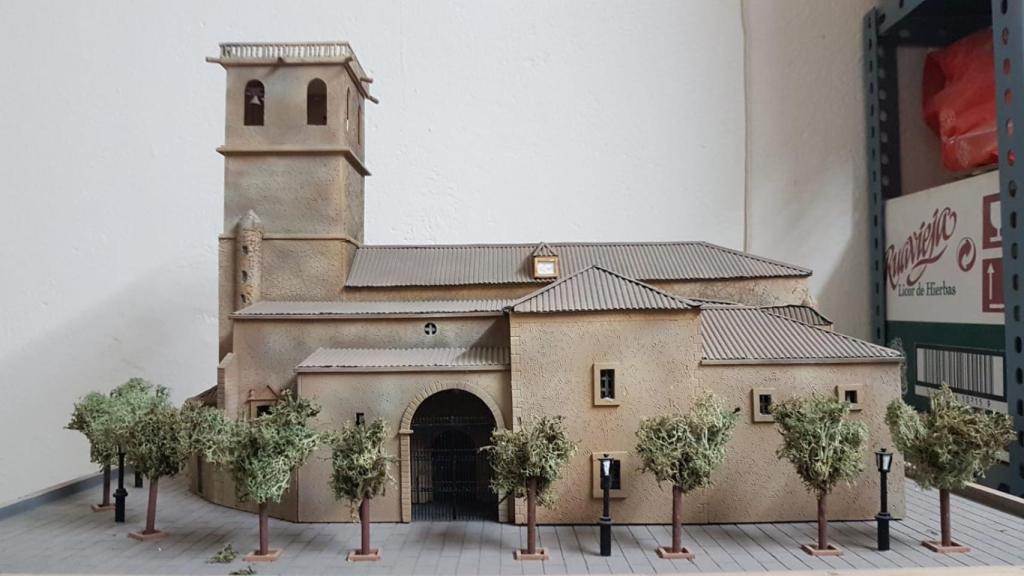 La maqueta de la iglesia de Quintanar de la Orden.