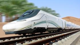 Tren de la línea Haramain High Speed Railway.