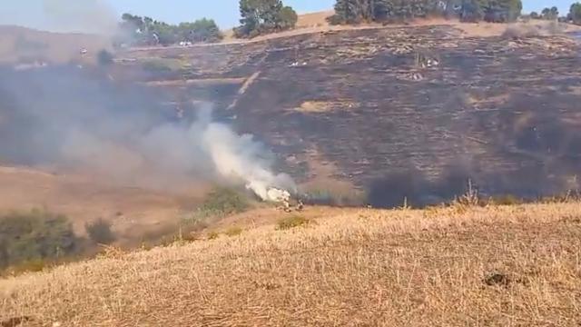 Imagen de archivo de un incendio forestal