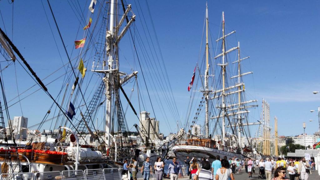 Veleros de Polonia, Dinamarca o México participarán en la Tall Ships Races de A Coruña