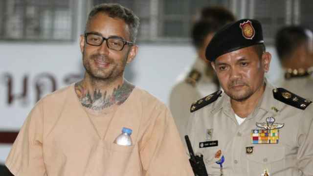 Artur Segarra, durante su arresto en Tailandia.