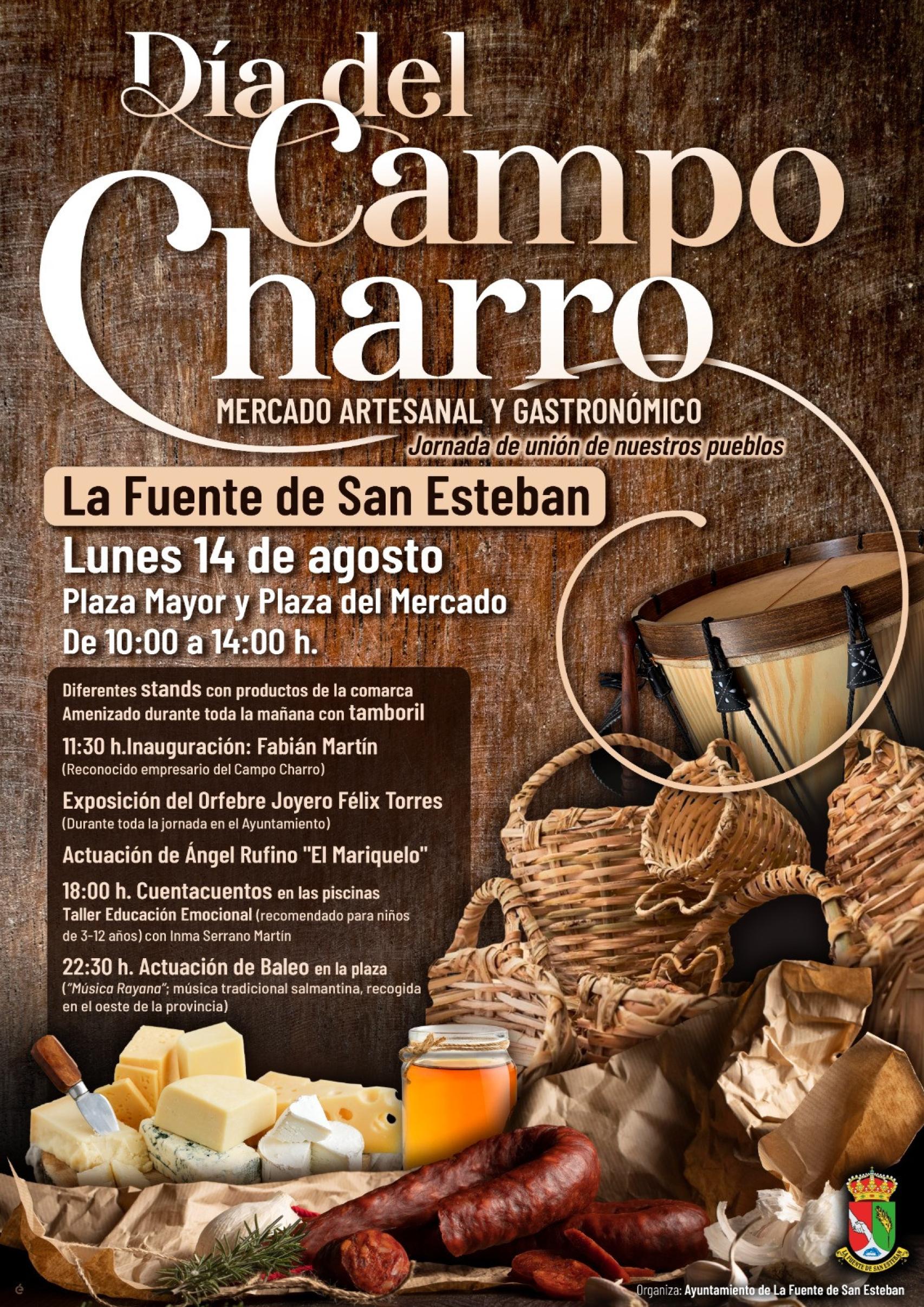 Cartel del Mercado Artesanal y Gastronómico de La Fuente de San Esteban