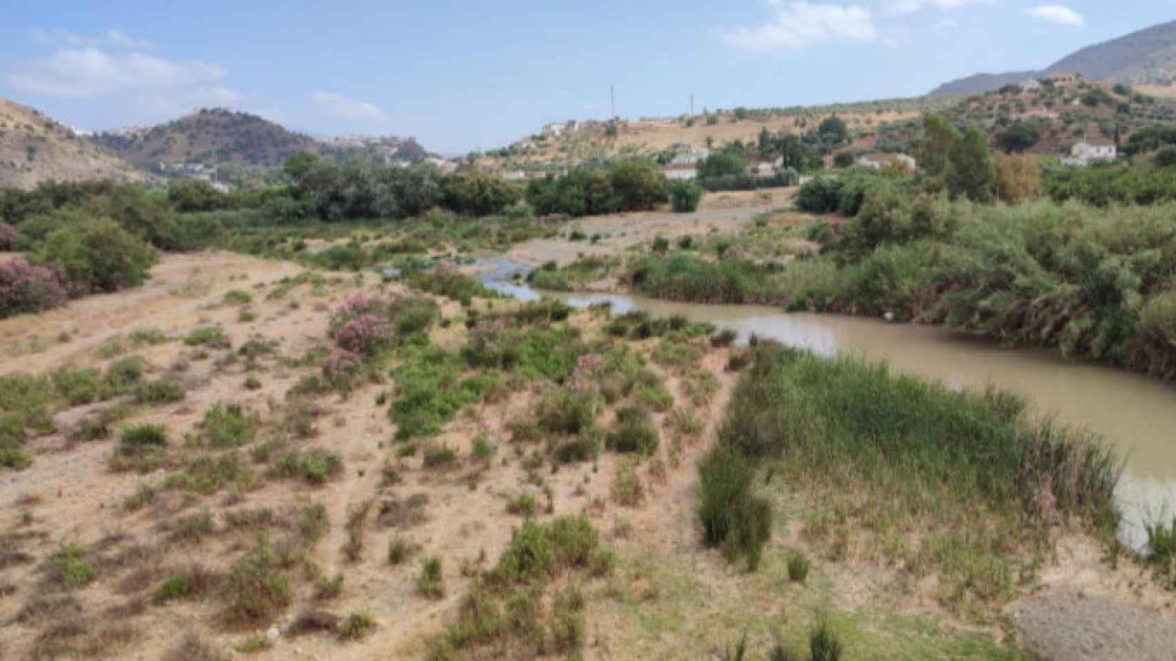 Imagen del río Guadalhorce.