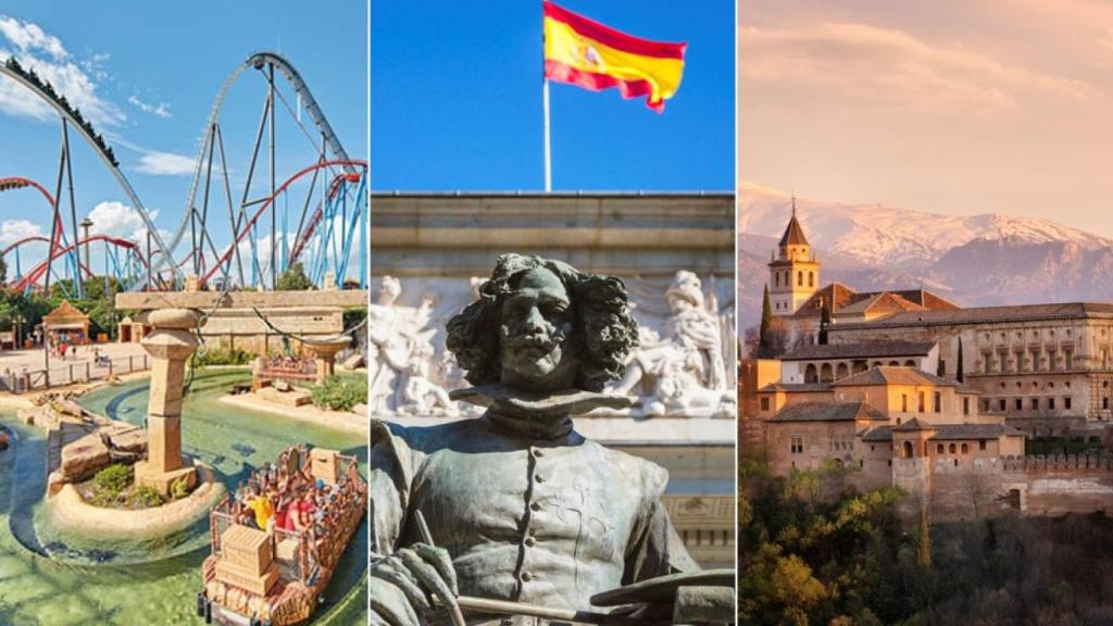 PortAventura World, el Museo del Prado y la Alhambra