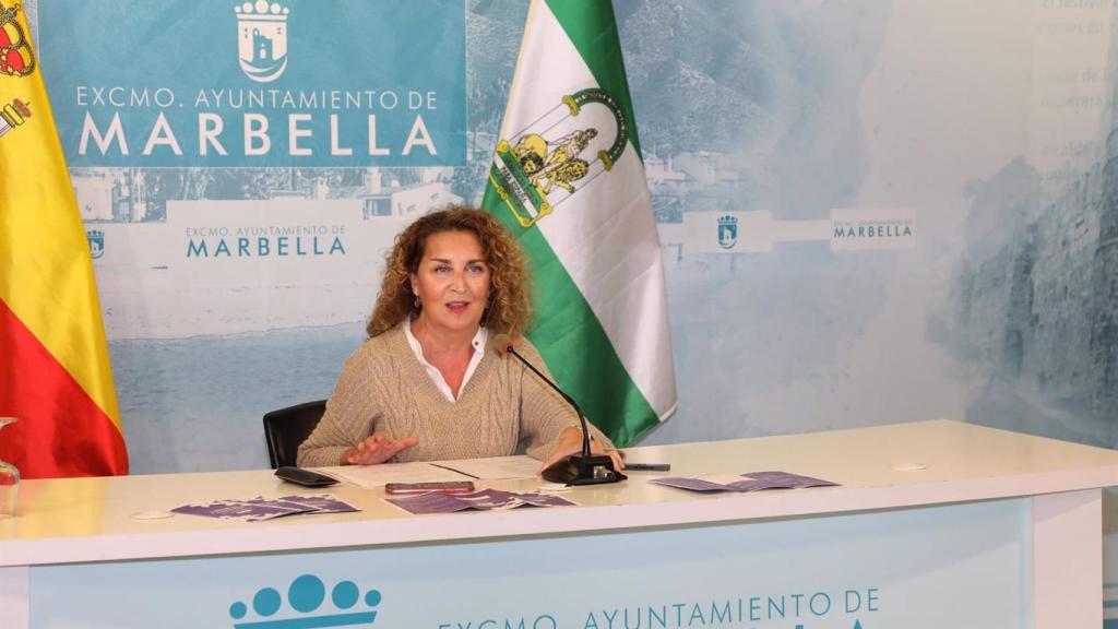 La concejala de Igualdad, Isabel Cintado, en rueda de prensa en una imagen de archivo.