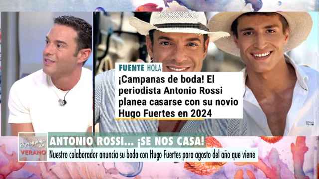 Antonio Rossi en 'El programa del verano'.