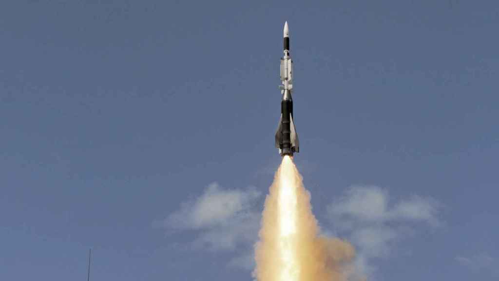 Lanzamiento de misil interceptor Aster, modelo en el que se basa HYDIS