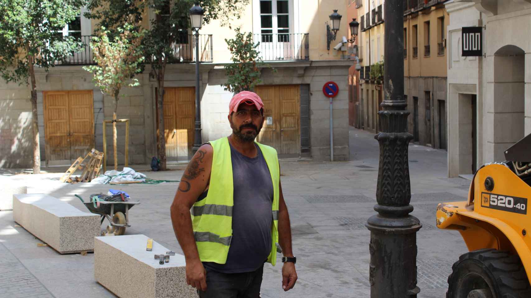 Francisco (52), obrero en la Puerta del Sol.