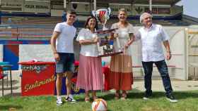 Presentación del Trofeo Ciudad de Benavente con la alcaldesa, Beatriz Asensio