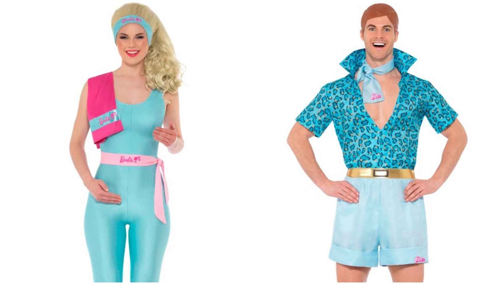 Los disfraces de Barbie y Ken.