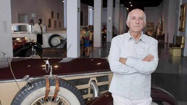 Imagen de Joao Magalhaes en el Museo Automovilístico de Málaga.