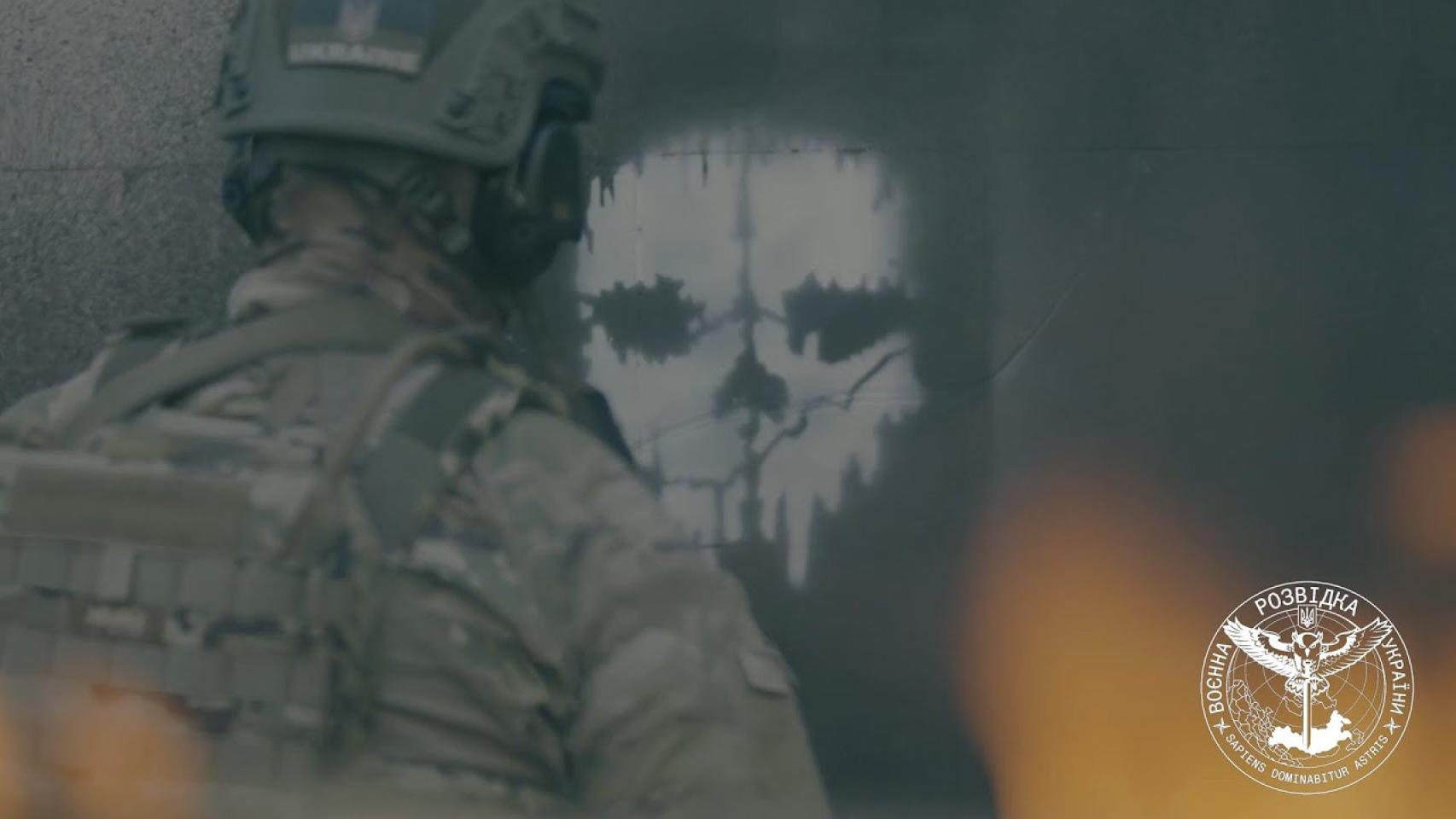 Imagen de un miembro del batallón Chamán compartida en un vídeo del Ministerio de Defensa de Ucrania.