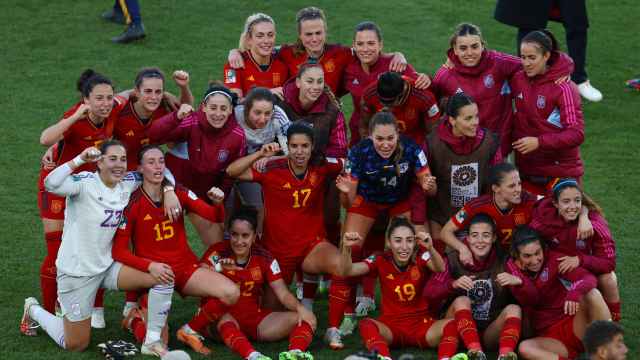 Las jugadoras de España celebran el pase a las semifinales del Mundial