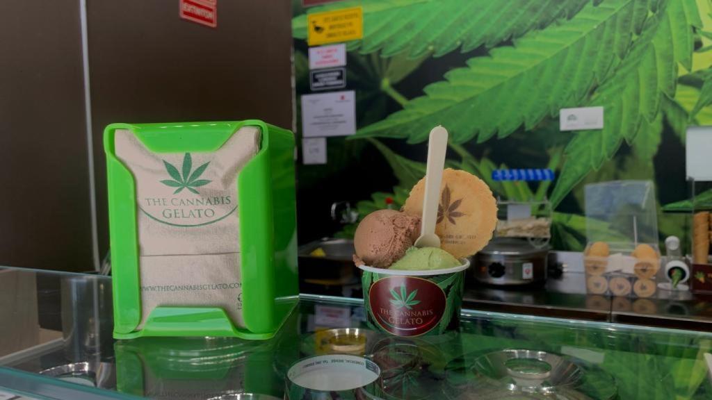 Helado de cannabis y chocolate de The Cannabis Gelato.