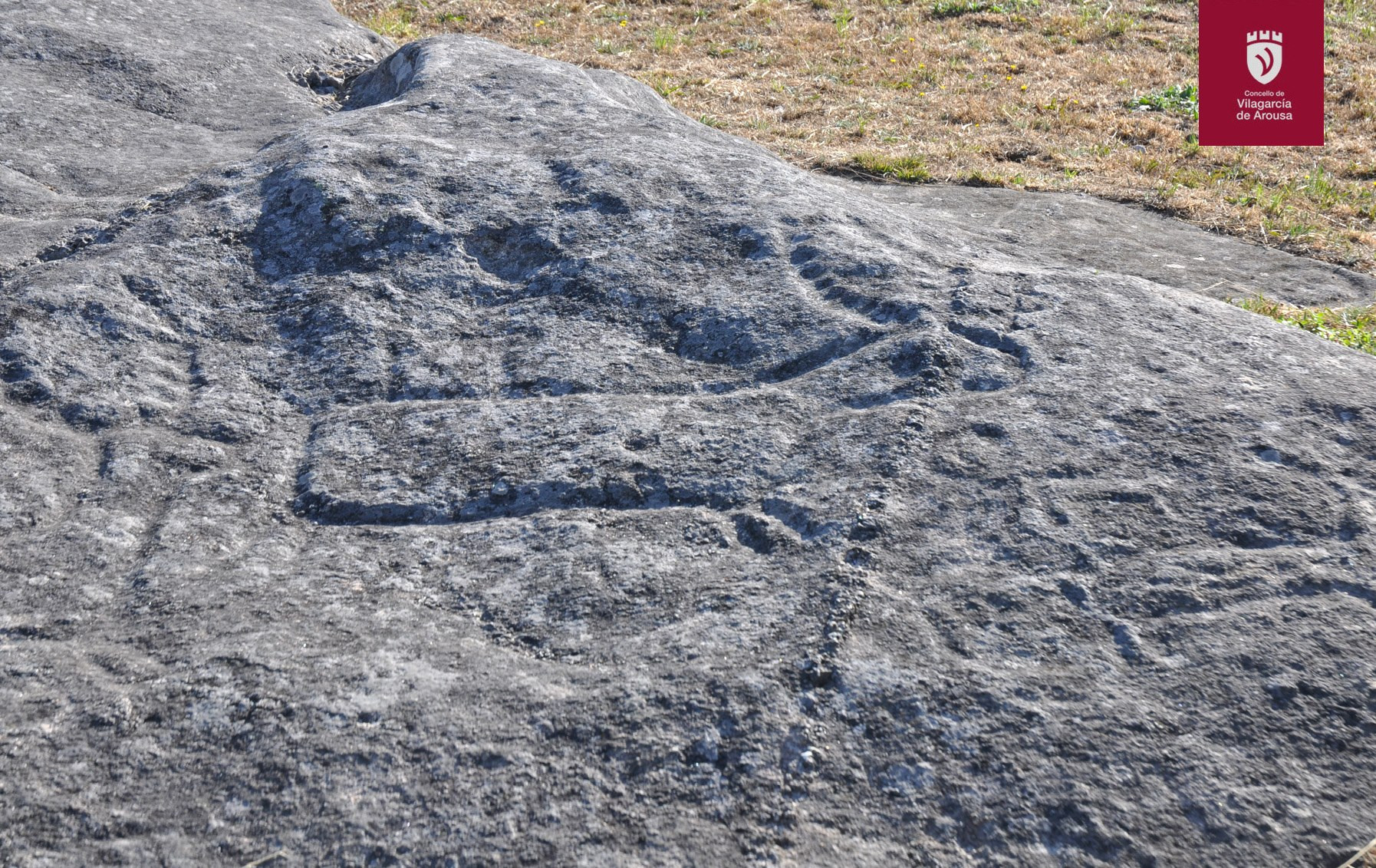 Petroglifos del Monte Xiabre. Foto: Concello de Vilagarcía de Arousa