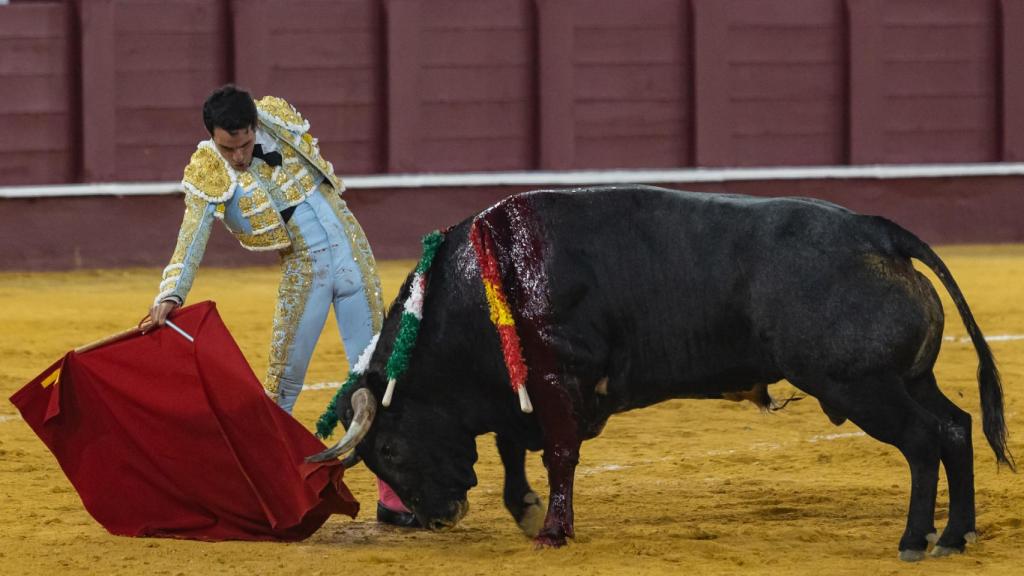 José Antonio Lavado durante su actuación.