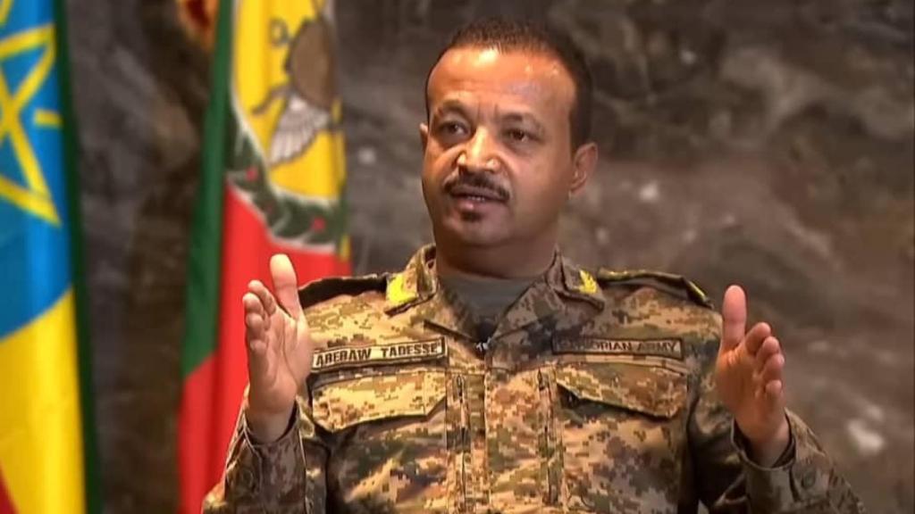 El general Abebaw Tadesse, uno de los responsables de dirigir las operaciones contra las milicias Fano, quien ayudó a los turistas españoles a escapar