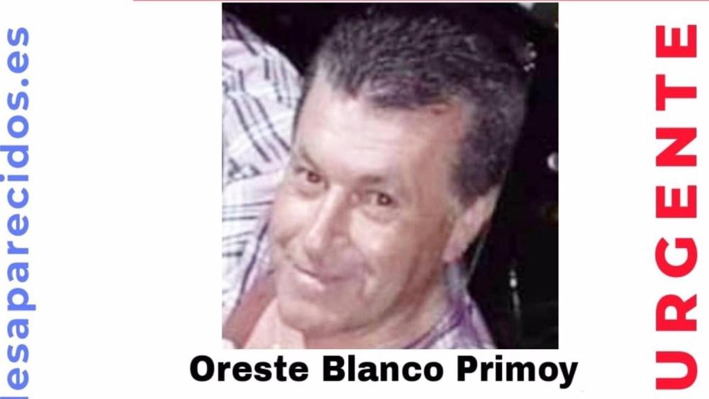 Oreste Blanco Primoy, desaparecido en Fene.