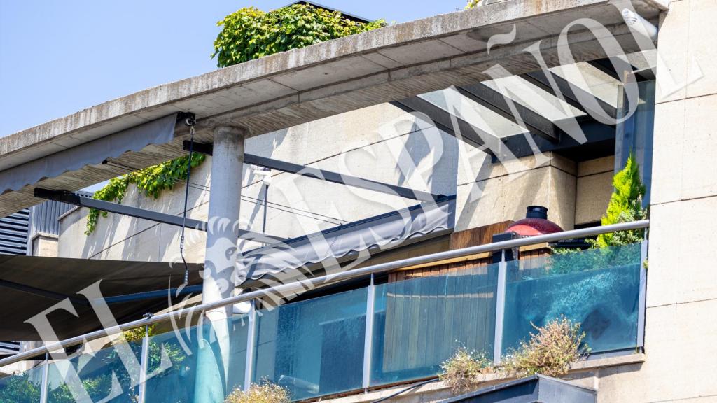 Detalle de la terraza de Daniel Sancho.