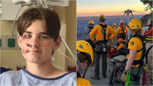 Wyatt Kauffman, el adolescente de 13 años que ha sobrevivido a la caída en el Gran Cañón.