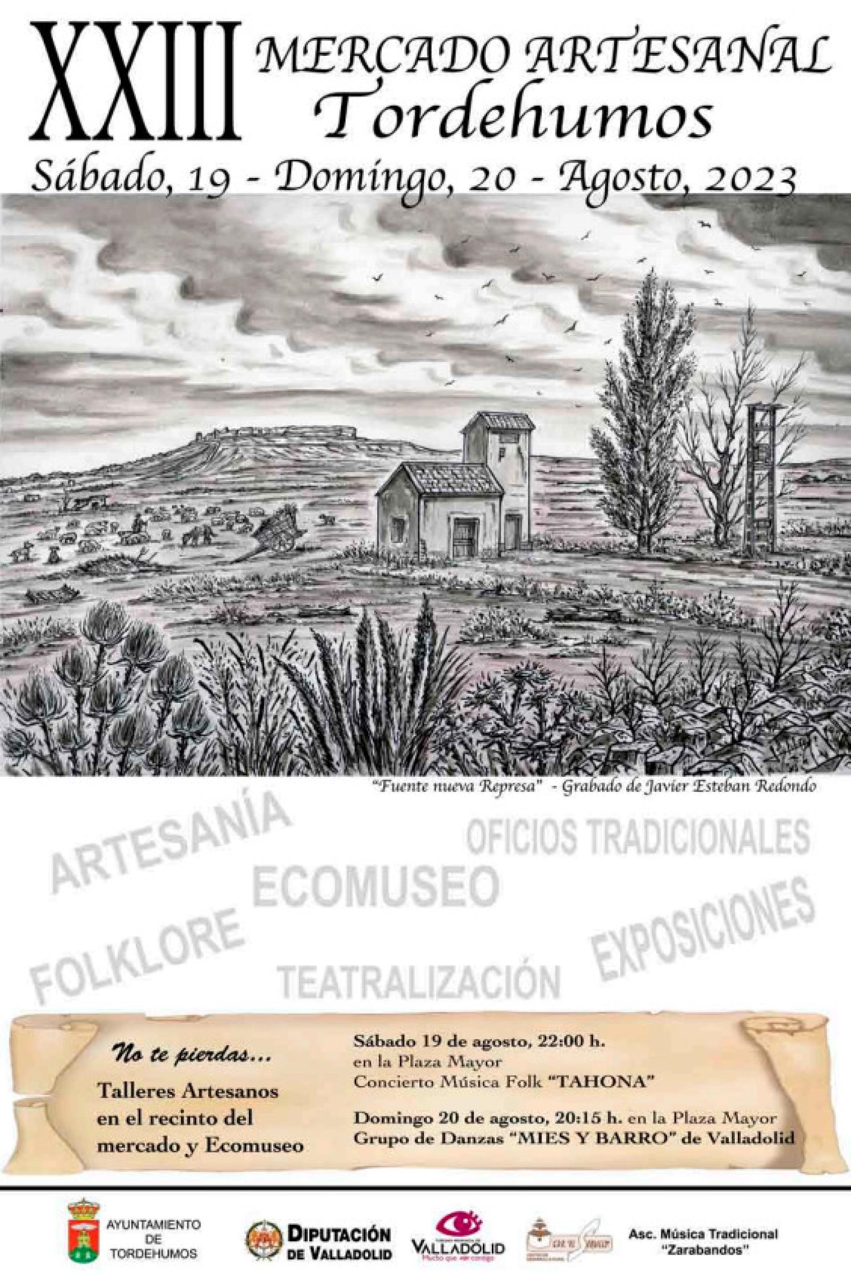 Cartel del XXIII Mercado Artesanal de Tordehumos