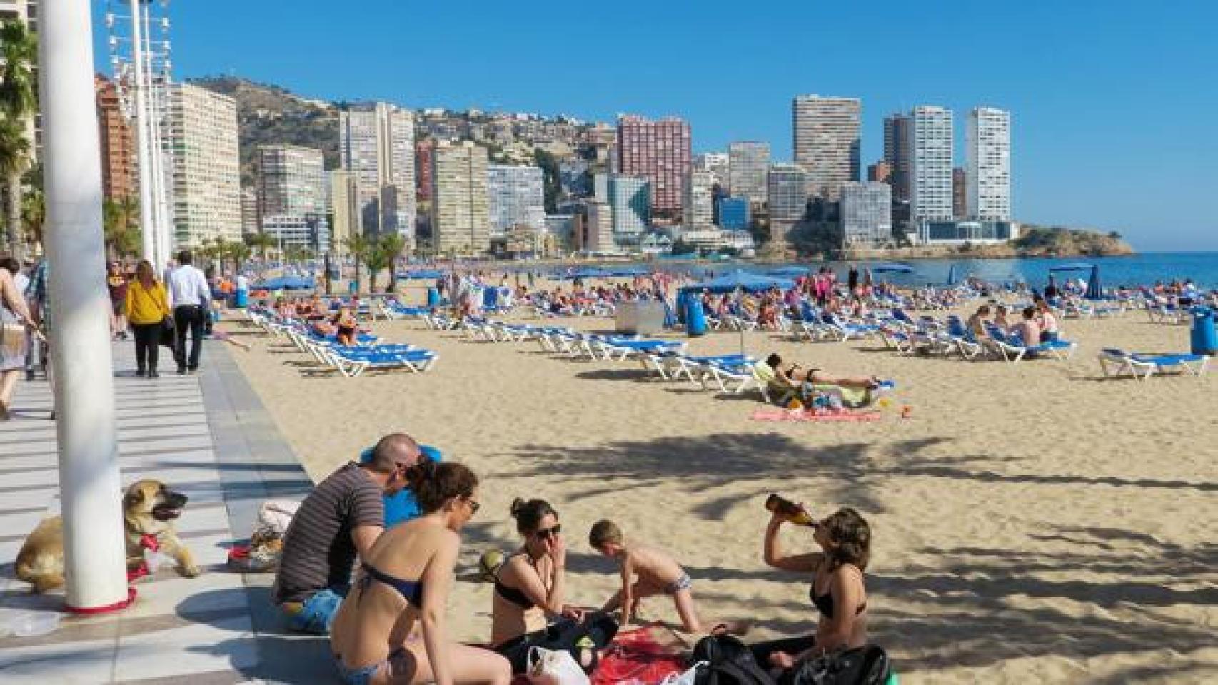 Playa de Benidorm.