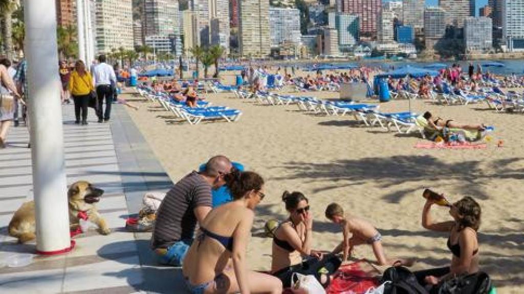 Playa de Benidorm.