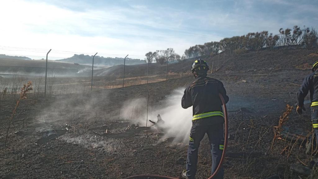 Incendio en Geria