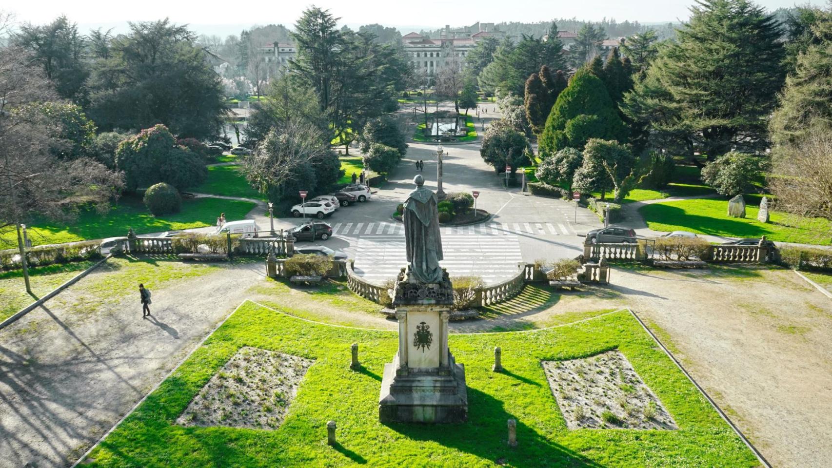 Campus sur de la Universidad de Santiago de Compostela.