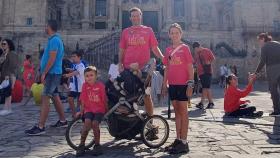 Kike Ramos llega a Santiago tras peregrinar para visibilizar la atrofia muscular espinal